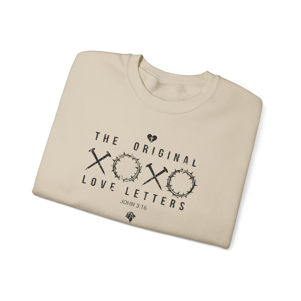 Original Love Letters - Sweatshirt -  S / Navy, S / Sand, S / Sport Grey, S / White, S / Black, M / Navy, M / Sand, M / Sport Grey, M / White, M / Black -  Trini-T Ministries