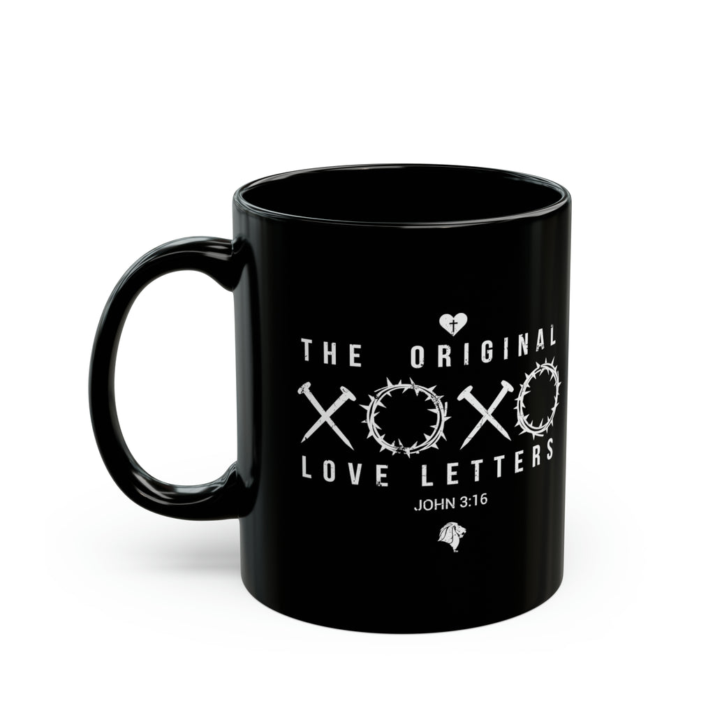 Original Love Letters - Black Mug -  11oz -  Trini-T Ministries
