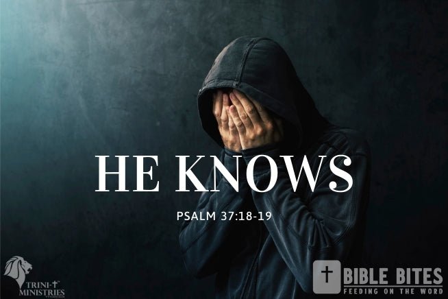 Bible Bites - The Lord Knows - Psalm 37:18-19 - Trini-T Ministries