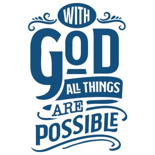 With God All Things Are Possible Collection - Trini-T Ministries