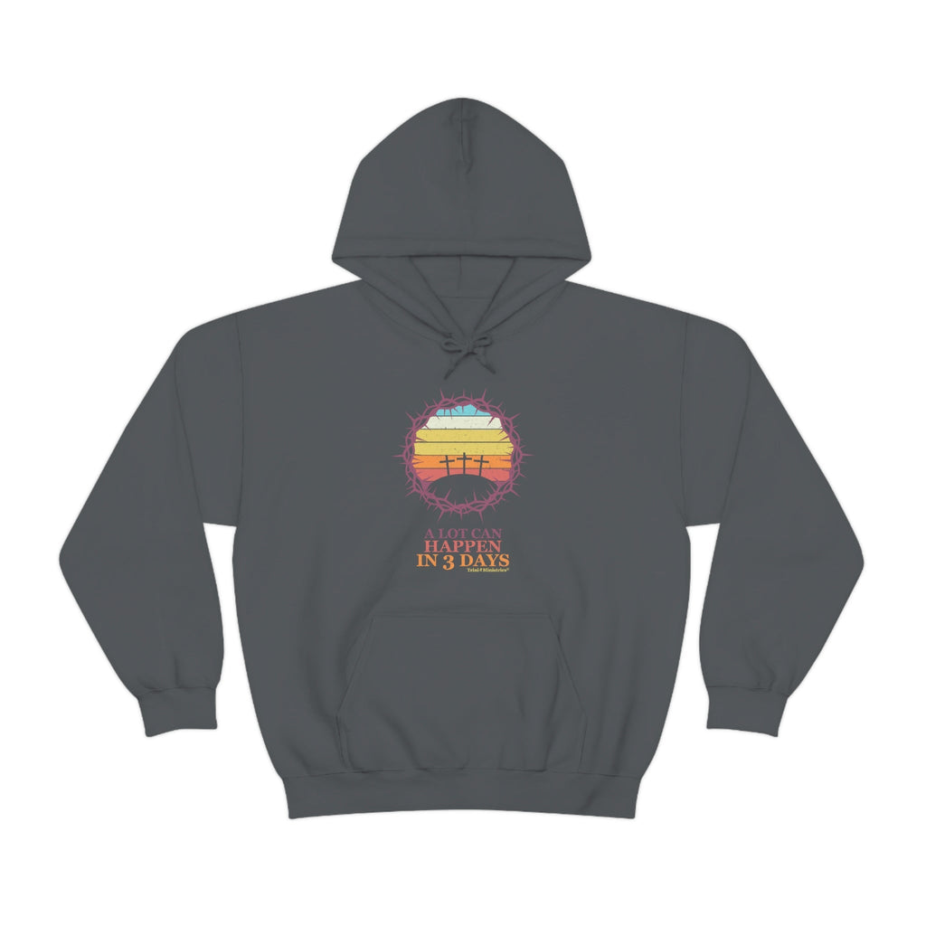 3 Days - Hoodie - Charcoal / S - Hoodie