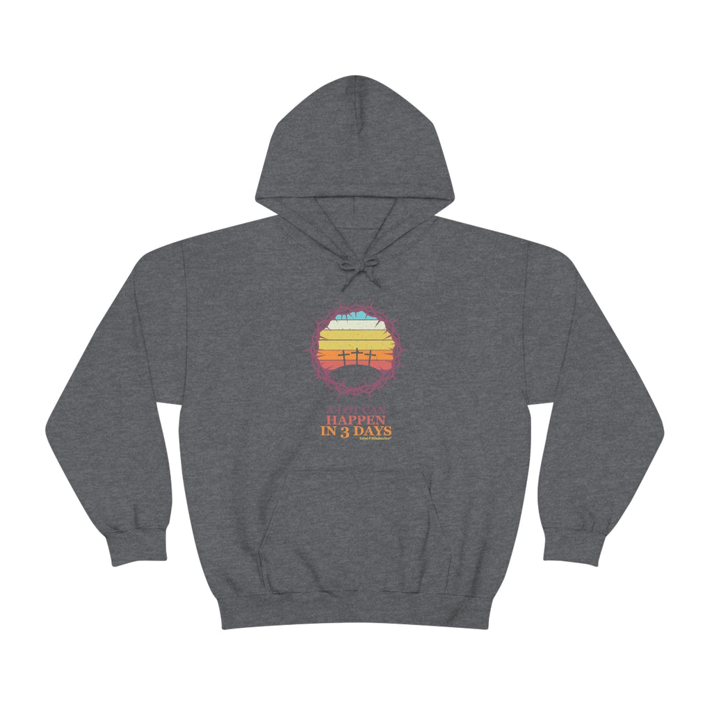 3 Days - Hoodie - Dark Heather / S - Hoodie