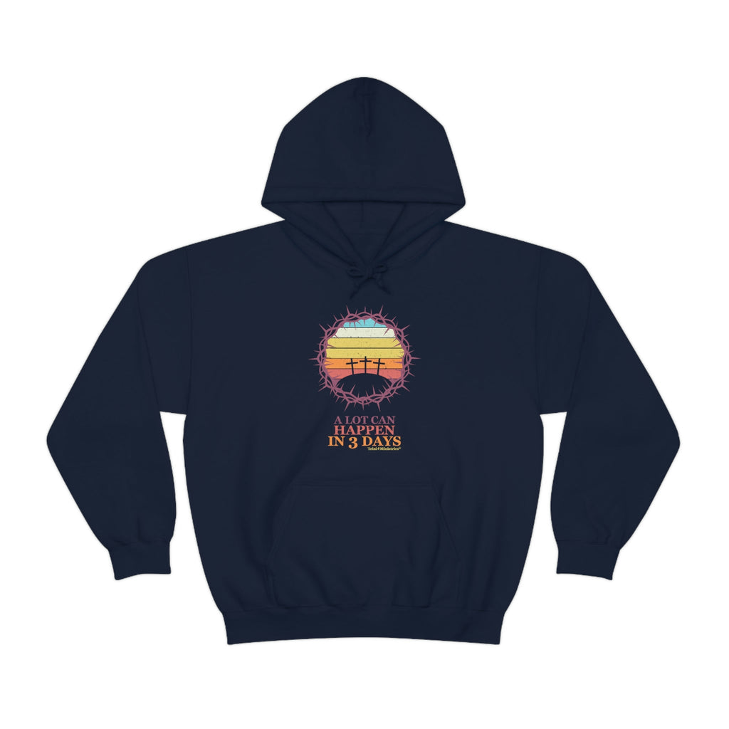 3 Days - Hoodie - Navy / S - Hoodie