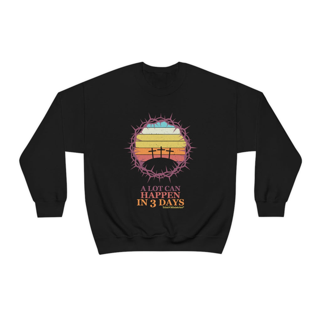 3 Days - Sweatshirt - S / Black - Sweatshirt