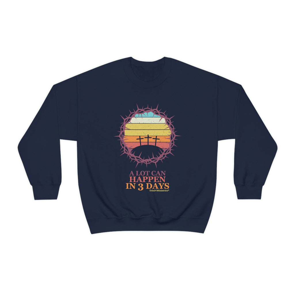 3 Days - Sweatshirt - S / Navy - Sweatshirt