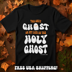 Only Holy Ghost T-Shirt in Black by Trini-T Ministries