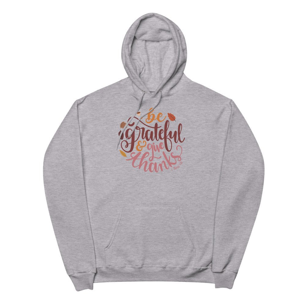 Be Grateful - Women's Hoodie -  Black / S, Black / M, Black / L, Black / XL, Black / 2XL, Black / 3XL, Light Steel / S, Light Steel / M, Light Steel / L, Light Steel / XL -  Trini-T Ministries