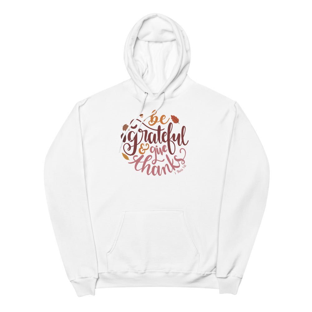 Be Grateful - Women's Hoodie -  Black / S, Black / M, Black / L, Black / XL, Black / 2XL, Black / 3XL, Light Steel / S, Light Steel / M, Light Steel / L, Light Steel / XL -  Trini-T Ministries