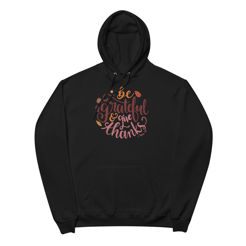 Be Grateful - Women's Hoodie -  Black / S, Black / M, Black / L, Black / XL, Black / 2XL, Black / 3XL, Light Steel / S, Light Steel / M, Light Steel / L, Light Steel / XL -  Trini-T Ministries