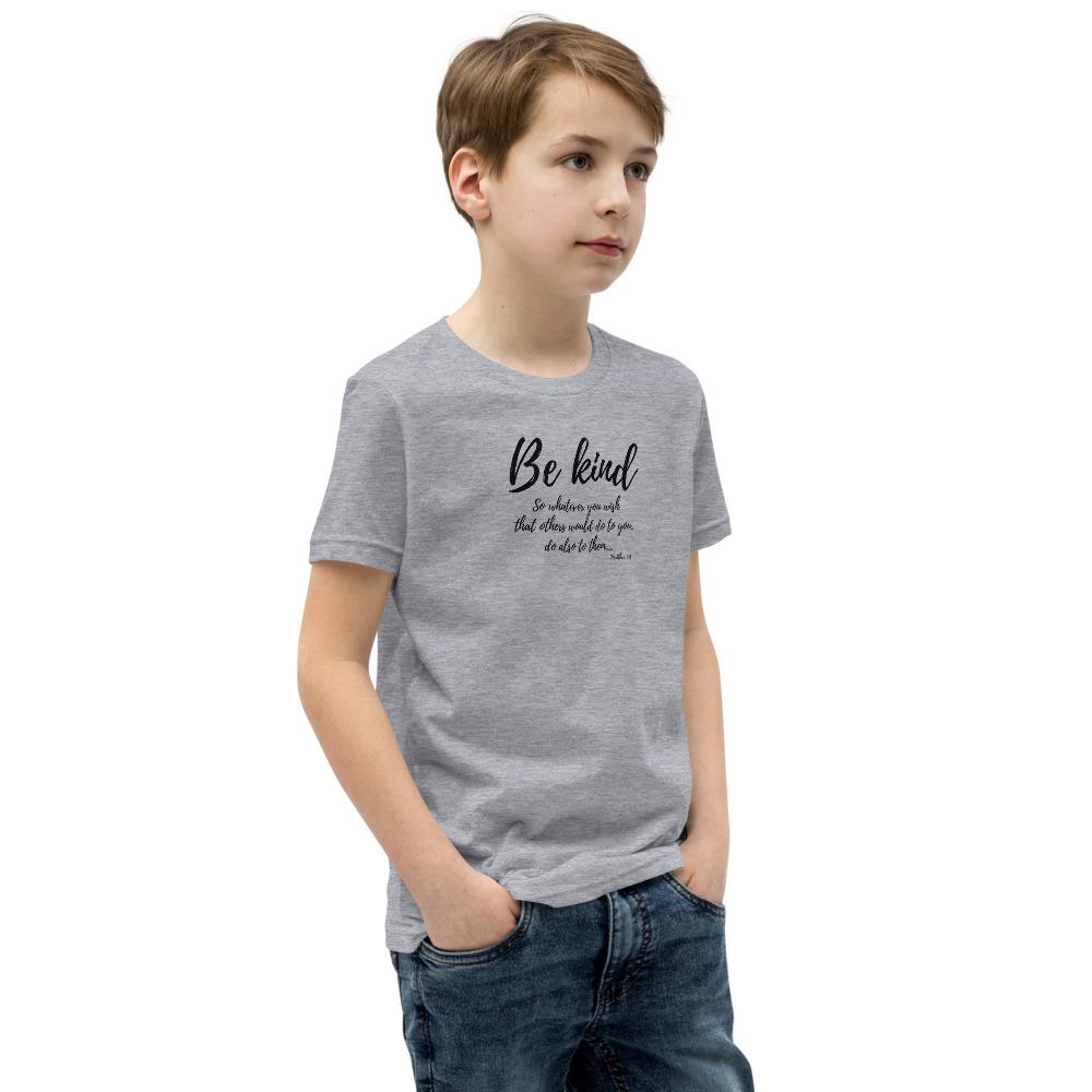 Be Kind - Kid’s T -  Kelly / S, Kelly / M, Kelly / L, Kelly / XL, Athletic Heather / S, Athletic Heather / M, Athletic Heather / L, Athletic Heather / XL, True Royal / S, True Royal / M -  Trini-T Ministries