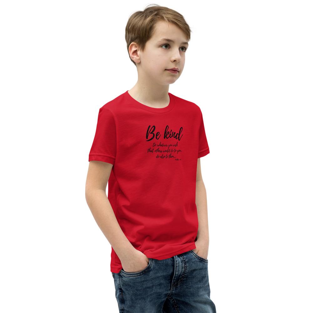 Be Kind - Kid’s T -  Kelly / S, Kelly / M, Kelly / L, Kelly / XL, Athletic Heather / S, Athletic Heather / M, Athletic Heather / L, Athletic Heather / XL, True Royal / S, True Royal / M -  Trini-T Ministries