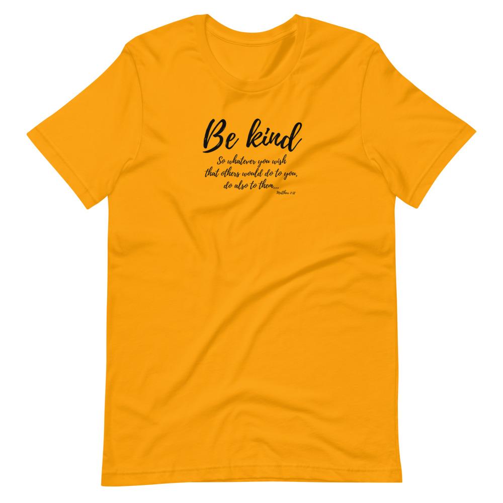 Be Kind - Men’s T -  White / XS, White / S, White / M, White / L, White / XL, White / 2XL, White / 3XL, Leaf / S, Leaf / M, Leaf / L -  Trini-T Ministries