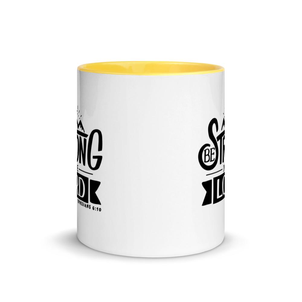 Be Strong In The Lord - Mug -  Black, Red, Blue, Yellow -  Trini-T Ministries