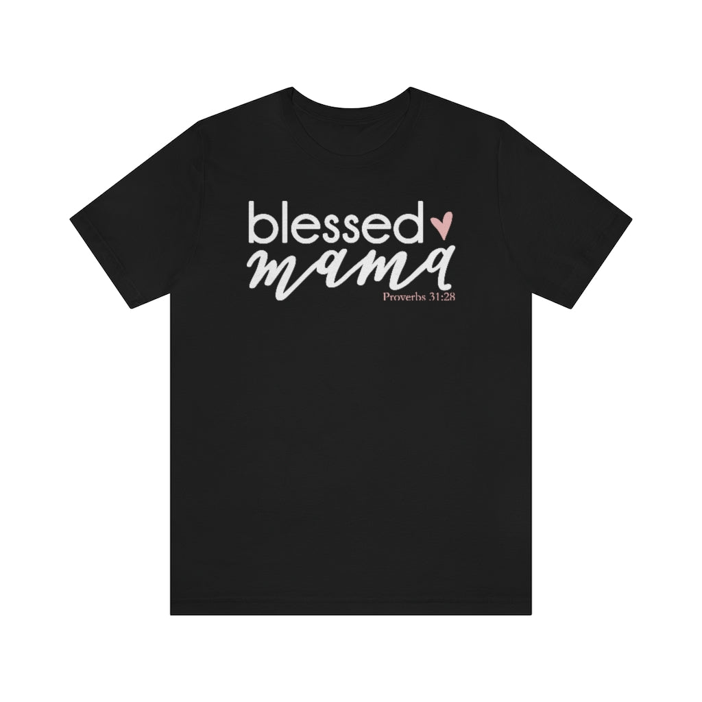 Blessed Mama - Women's T -  True Royal / S, True Royal / M, True Royal / L, True Royal / XL, True Royal / 2XL, True Royal / 3XL, Berry / S, Black / S, Navy / S, Red / S -  Trini-T Ministries