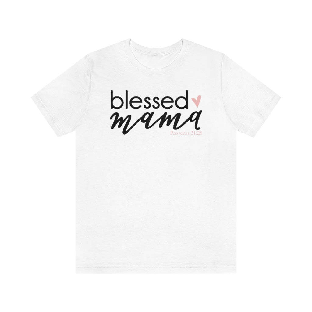 Blessed Mama - Women's T -  True Royal / S, True Royal / M, True Royal / L, True Royal / XL, True Royal / 2XL, True Royal / 3XL, Berry / S, Black / S, Navy / S, Red / S -  Trini-T Ministries