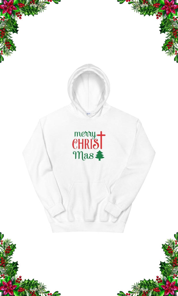 CHRIST-mas - Hoodie -  White / S, White / M, White / L, White / XL, White / 2XL, White / 3XL, White / 4XL, White / 5XL, Black / S, Navy / S -  Trini-T Ministries