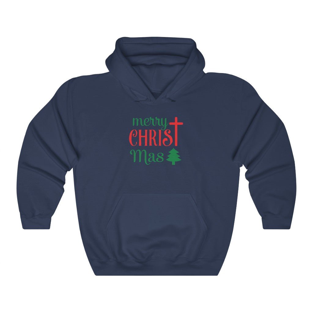 CHRIST-mas - Hoodie -  White / S, White / M, White / L, White / XL, White / 2XL, White / 3XL, White / 4XL, White / 5XL, Black / S, Navy / S -  Trini-T Ministries