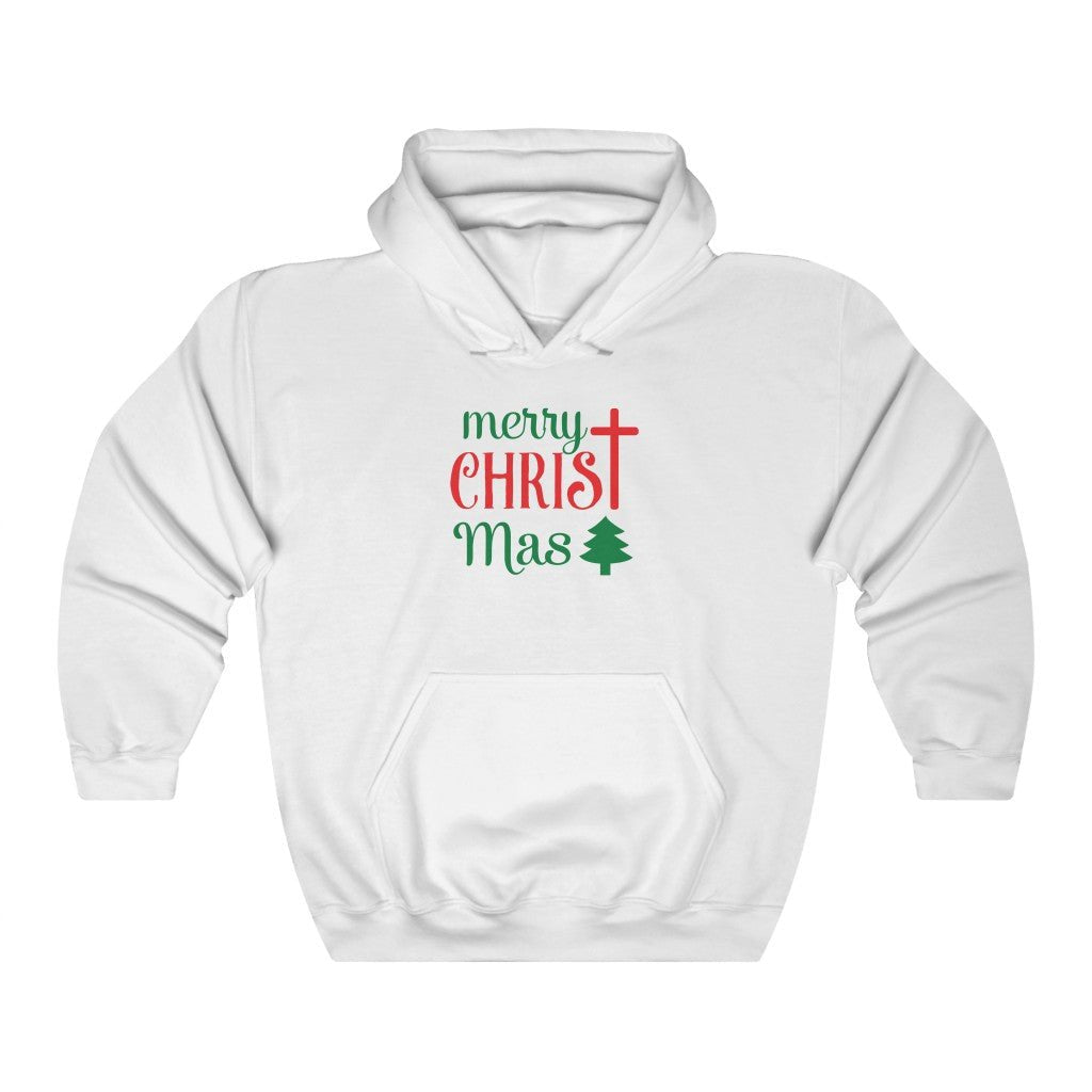 CHRIST-mas - Hoodie -  White / S, White / M, White / L, White / XL, White / 2XL, White / 3XL, White / 4XL, White / 5XL, Black / S, Navy / S -  Trini-T Ministries