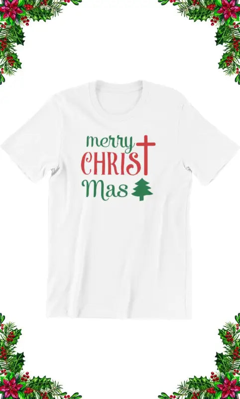 CHRIST-mas - T -  Pink / L, Athletic Heather / S, Black / S, Navy / S, Pink / S, Turquoise / S, White / S, Heather Ice Blue / S, Athletic Heather / M, Black / M -  Trini-T Ministries