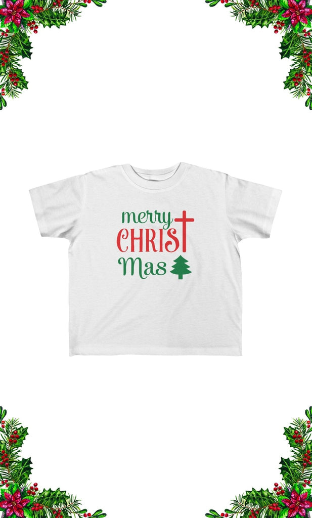 CHRIST-mas - Toddler's T -  White / 4T, Apple / 2T, Black / 2T, Garnet / 2T, Navy / 2T, White / 2T, Apple / 3T, Black / 3T, Garnet / 3T, Navy / 3T -  Trini-T Ministries