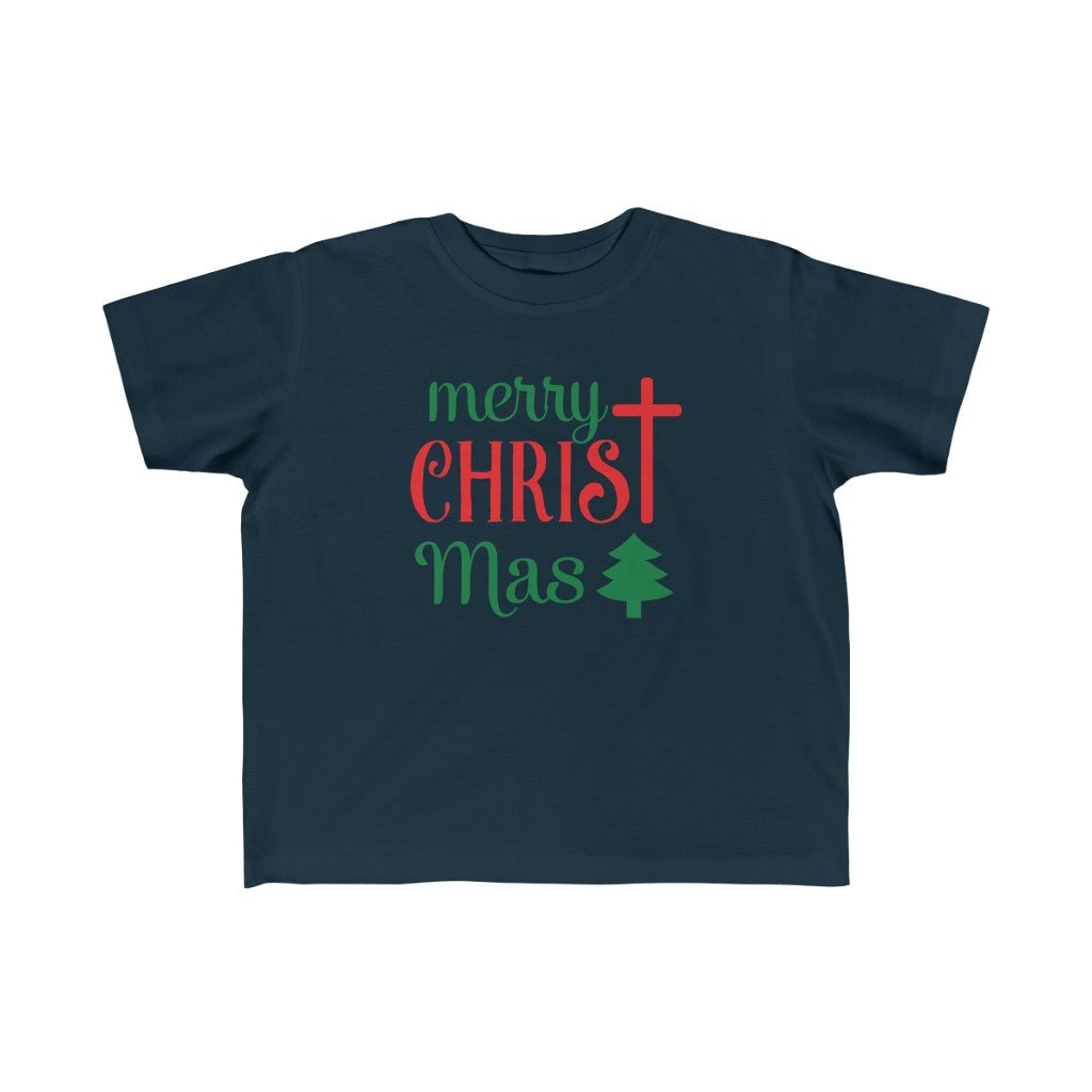 CHRIST-mas - Toddler's T -  White / 4T, Apple / 2T, Black / 2T, Garnet / 2T, Navy / 2T, White / 2T, Apple / 3T, Black / 3T, Garnet / 3T, Navy / 3T -  Trini-T Ministries