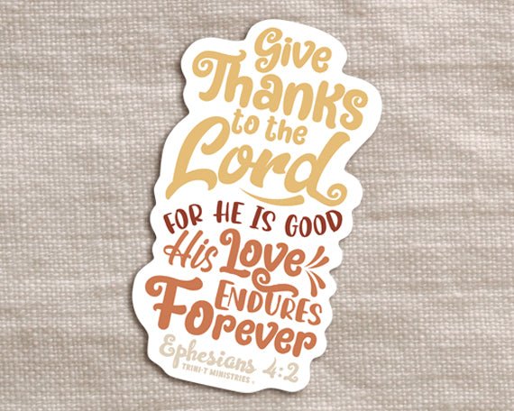 Christian Hand Lettering - Sticker Pack -  Default Title -  Trini-T Ministries