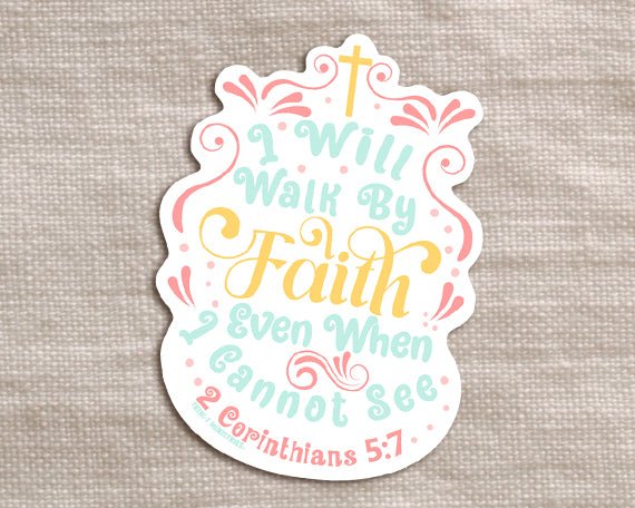 Christian Hand Lettering - Sticker Pack -  Default Title -  Trini-T Ministries