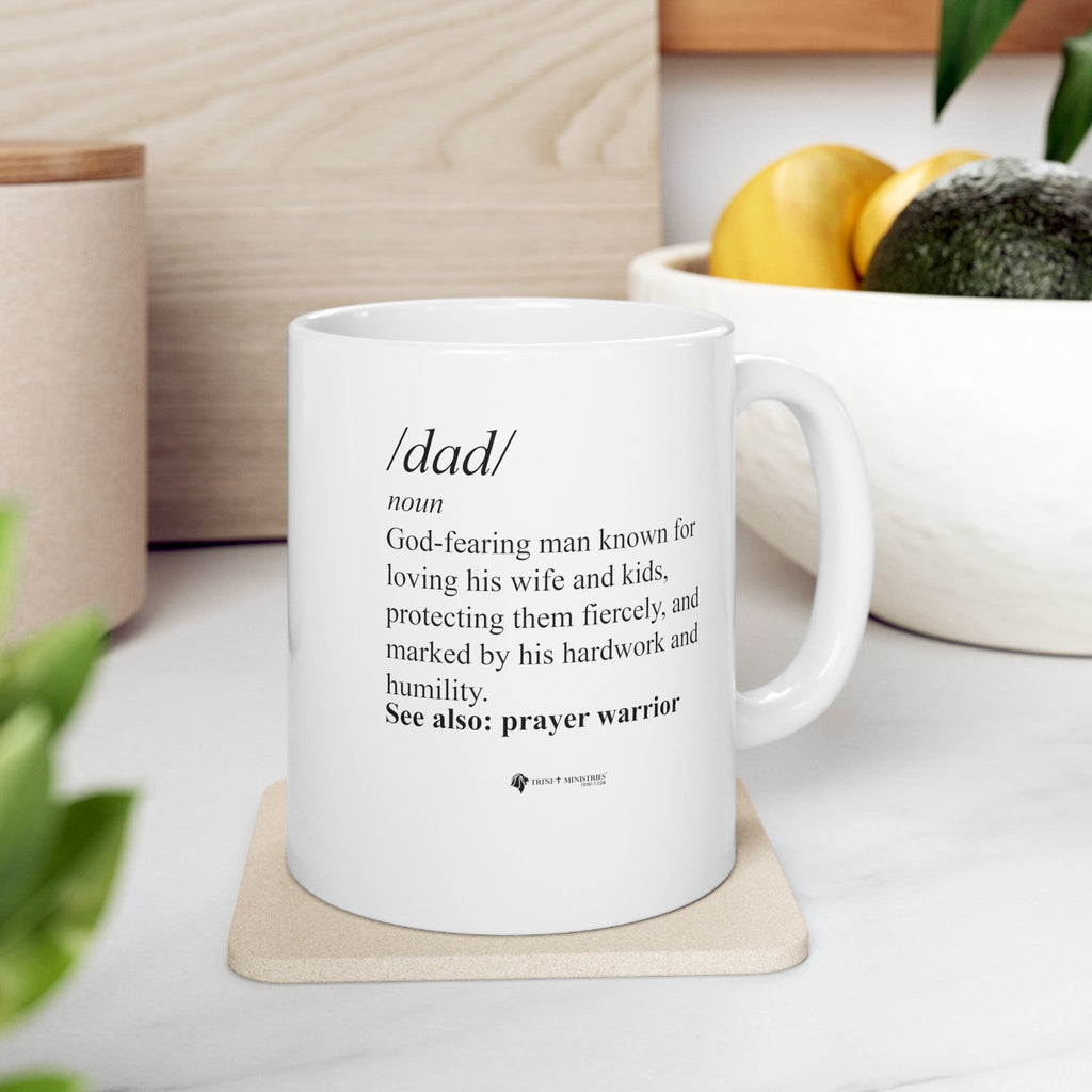 Dad Word Art Definition Custom - Mug -  11oz -  Trini-T Ministries