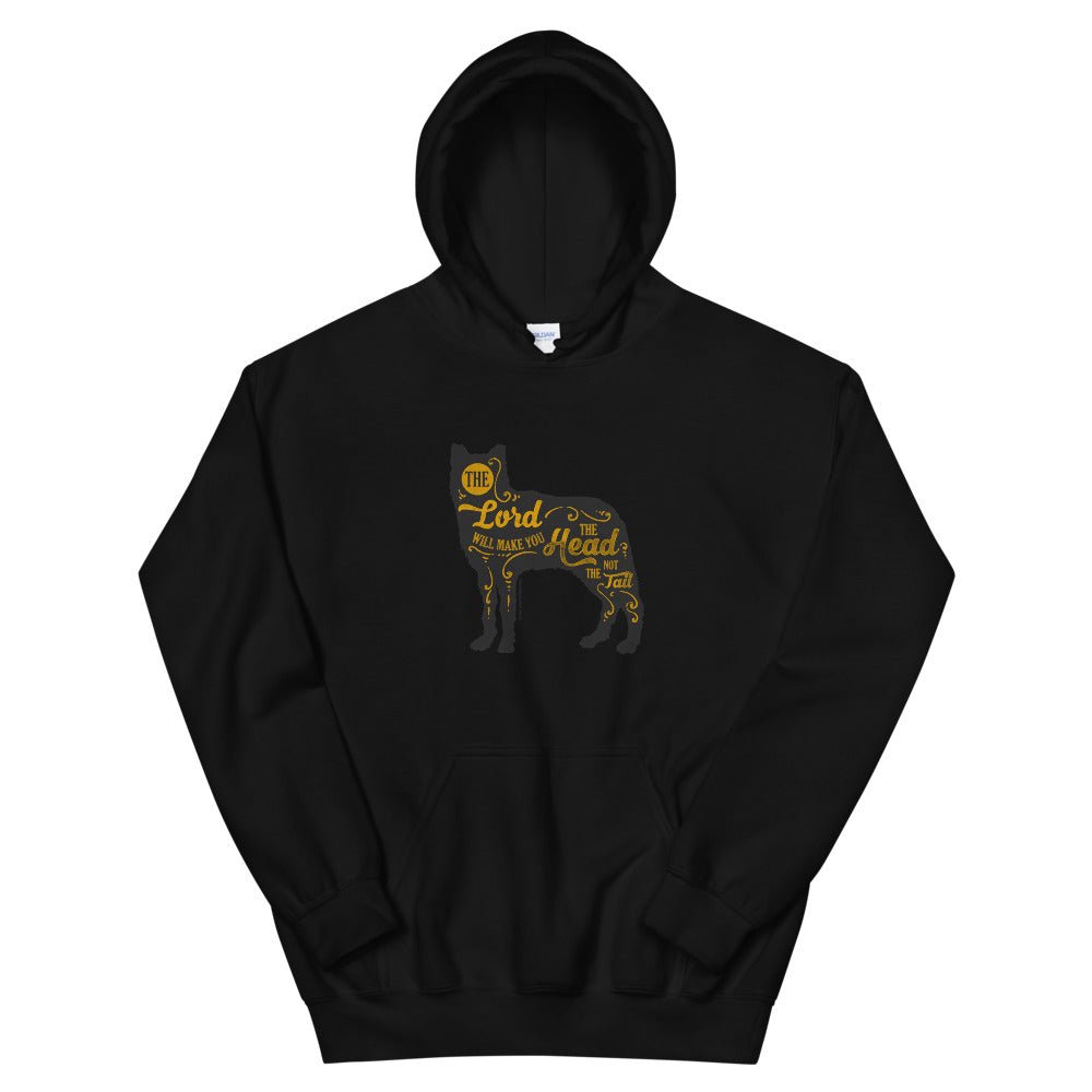 Deuteronomy 28:13 - Women’s Hoodie -  Black / S, Black / M, Black / L, Black / XL, Black / 2XL, Black / 3XL, Black / 4XL, Black / 5XL, Navy / S, Navy / M -  Trini-T Ministries