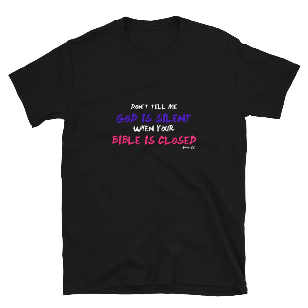 Don't Tell Me (Dark) - Men’s T -  Black / S, Black / M, Black / L, Black / XL, Black / 2XL, Black / 3XL, Navy / S, Navy / M, Navy / L, Navy / XL -  Trini-T Ministries