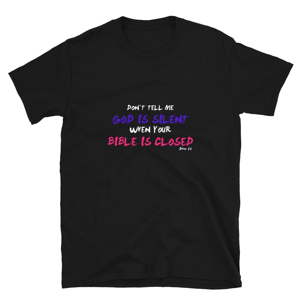 Don't Tell Me (Dark) - Women’s T -  Black / S, Black / M, Black / L, Black / XL, Black / 2XL, Black / 3XL, Navy / S, Navy / M, Navy / L, Navy / XL -  Trini-T Ministries