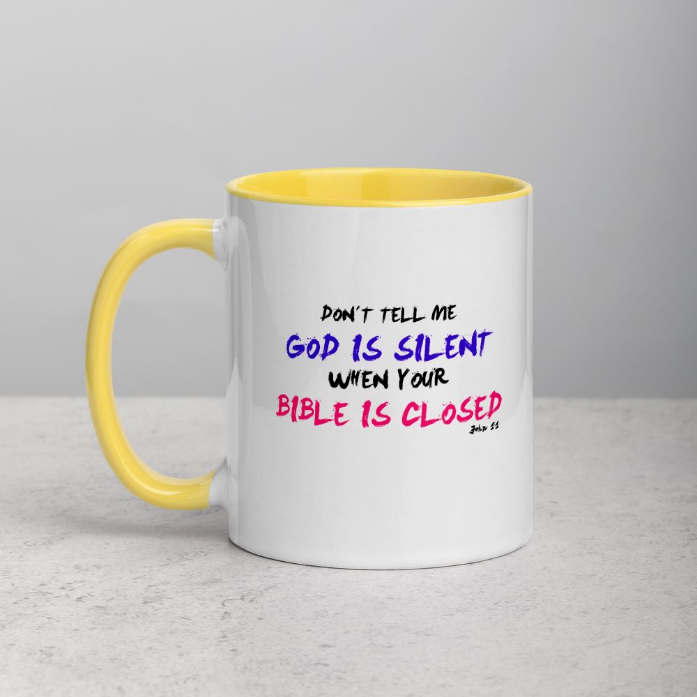 Don't Tell Me - Mug -  Black, Blue, Yellow, Red -  Trini-T Ministries