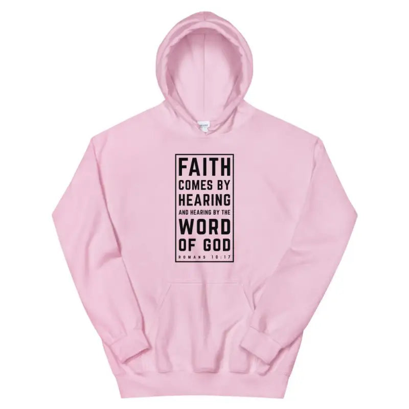 Faith Comes By Hearing - Hoodie -  Black / S, Black / M, Black / L, Black / XL, Black / 2XL, Black / 3XL, Black / 4XL, Black / 5XL, Navy / S, Navy / M -  Trini-T Ministries