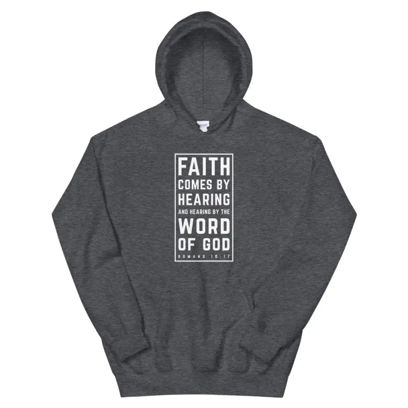 Faith Comes By Hearing - Hoodie -  Black / S, Black / M, Black / L, Black / XL, Black / 2XL, Black / 3XL, Black / 4XL, Black / 5XL, Navy / S, Navy / M -  Trini-T Ministries