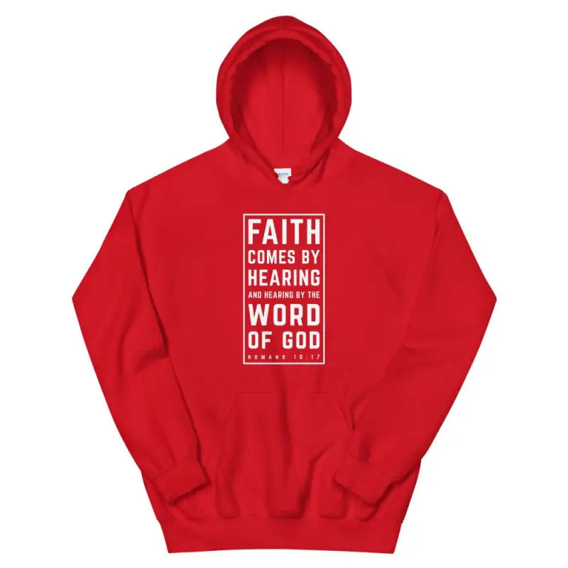 Faith Comes By Hearing - Hoodie -  Black / S, Black / M, Black / L, Black / XL, Black / 2XL, Black / 3XL, Black / 4XL, Black / 5XL, Navy / S, Navy / M -  Trini-T Ministries