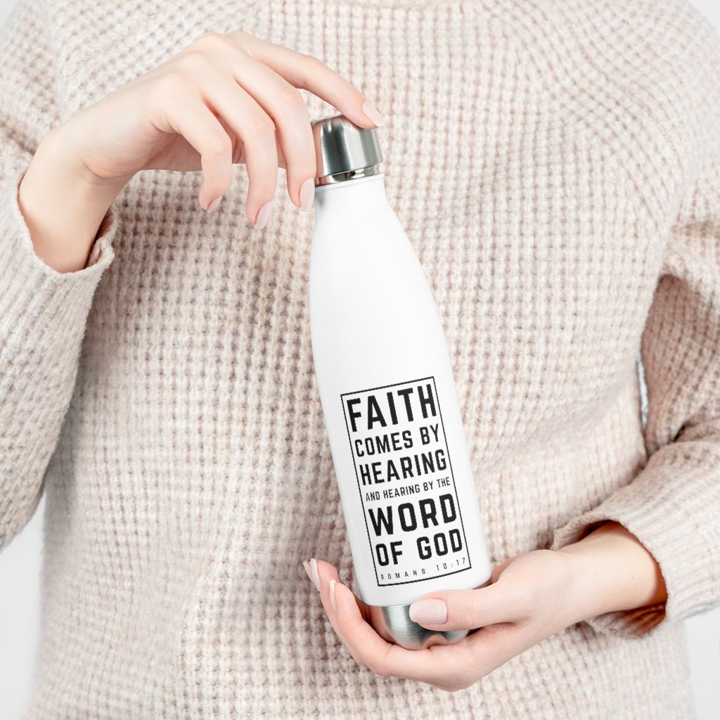 Faith Comes By Hearing - Insulated Bottle -  20oz -  Trini-T Ministries