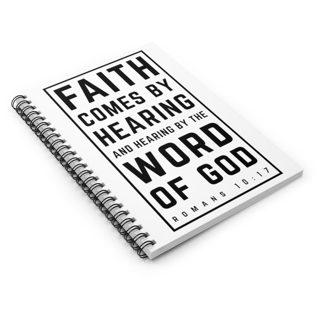 Faith Comes By Hearing - Notebook -  One Size -  Trini-T Ministries