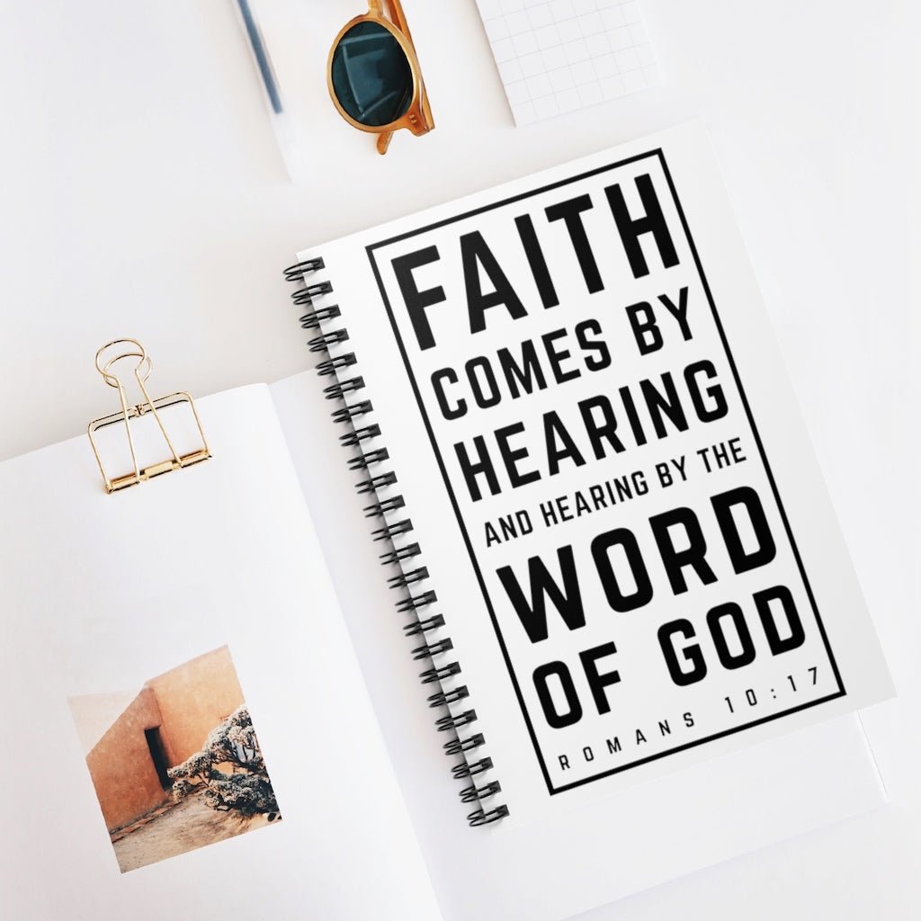 Faith Comes By Hearing - Notebook -  One Size -  Trini-T Ministries