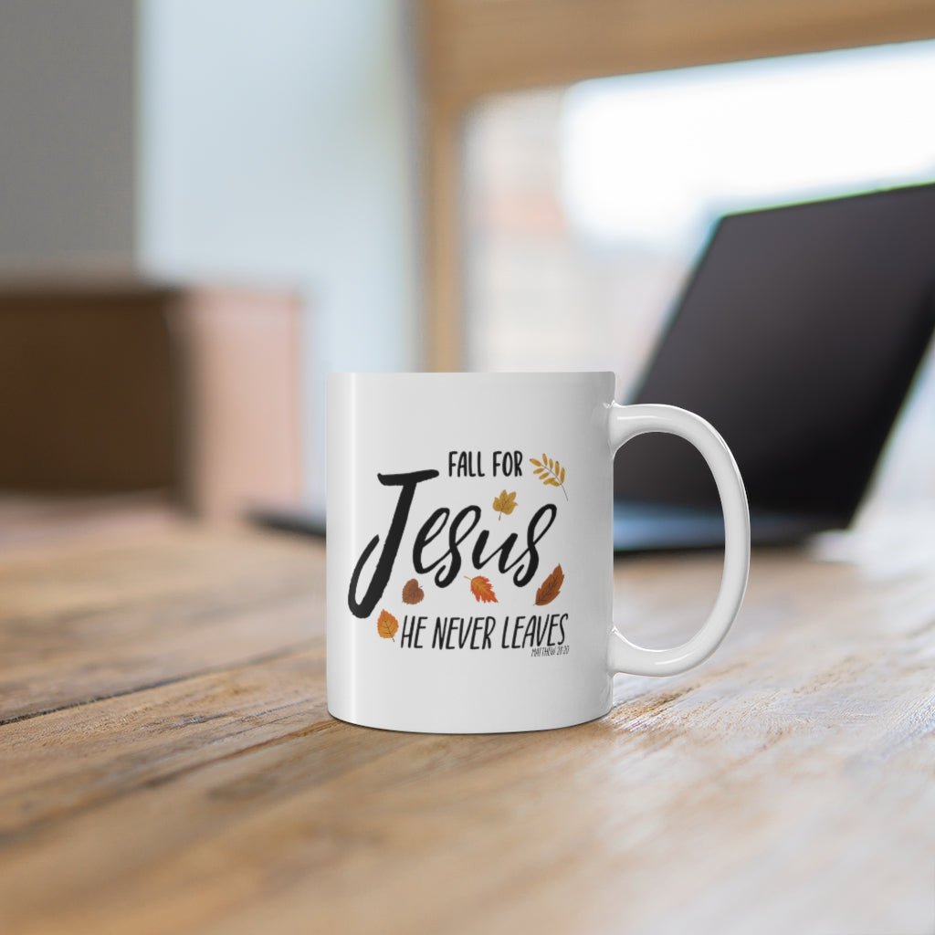 Fall For Jesus - Mug -  11oz -  Trini-T Ministries