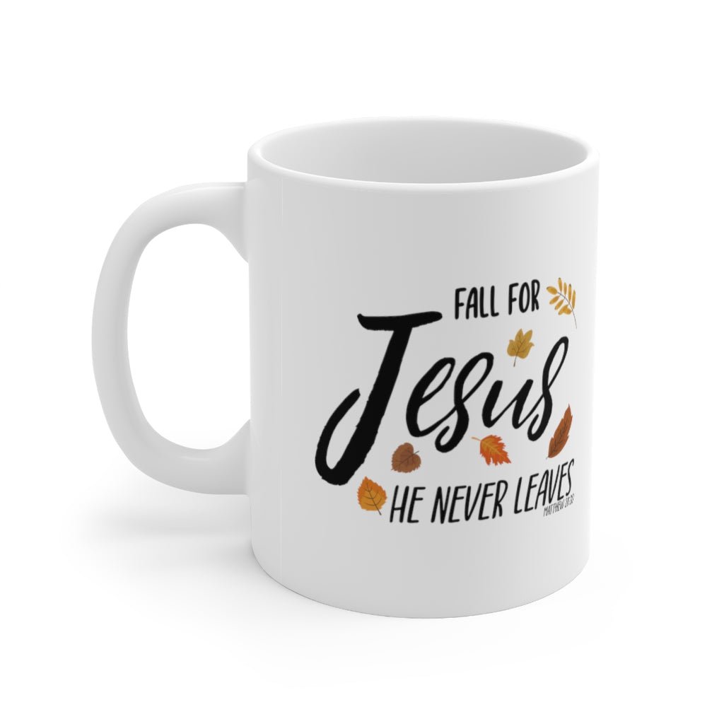 Fall For Jesus - Mug -  11oz -  Trini-T Ministries