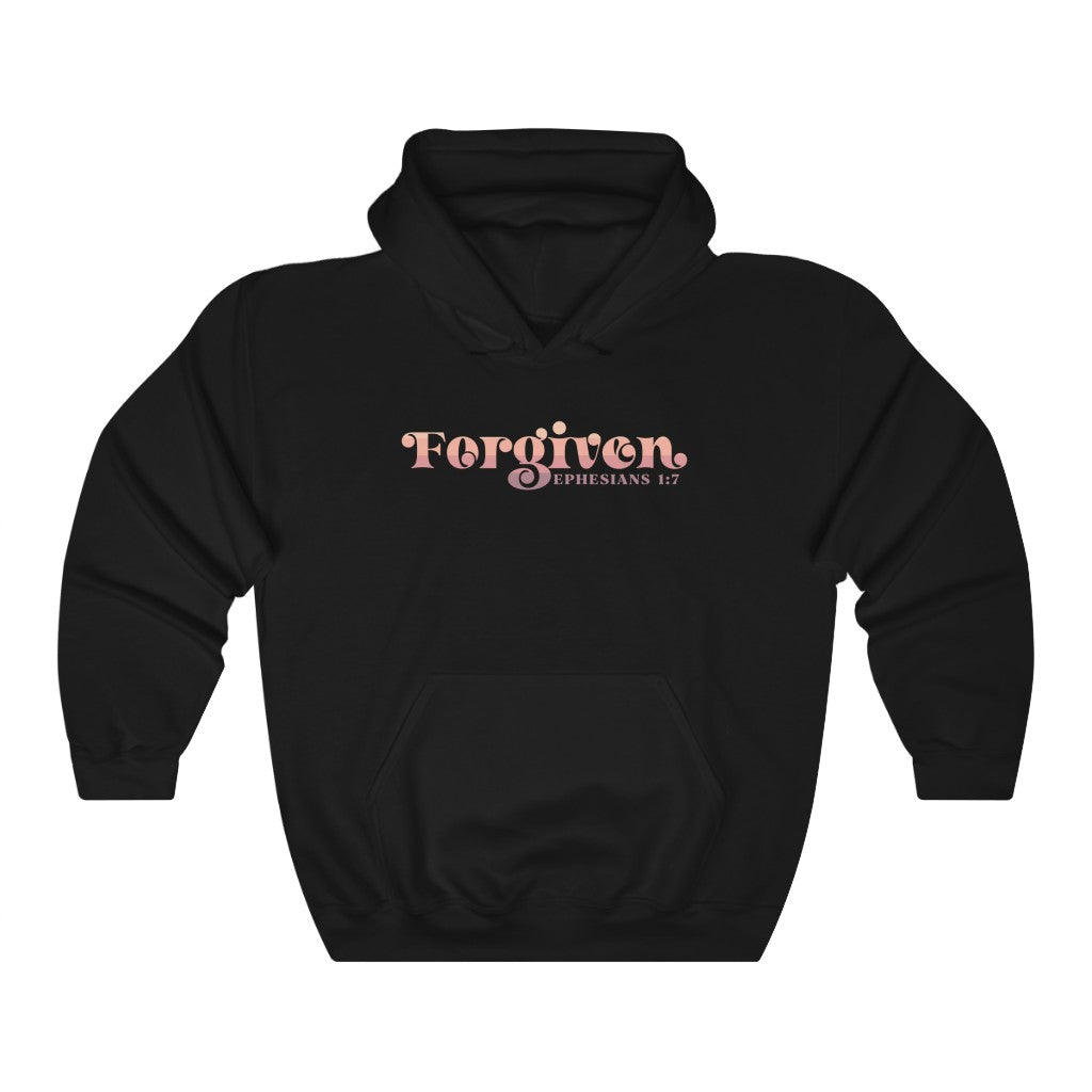 Forgiven - Hoodie -  Purple / S, Purple / M, Purple / L, Purple / XL, Purple / 2XL, Purple / 3XL, Purple / 4XL, Purple / 5XL, Dark Chocolate / S, Dark Chocolate / M -  Trini-T Ministries