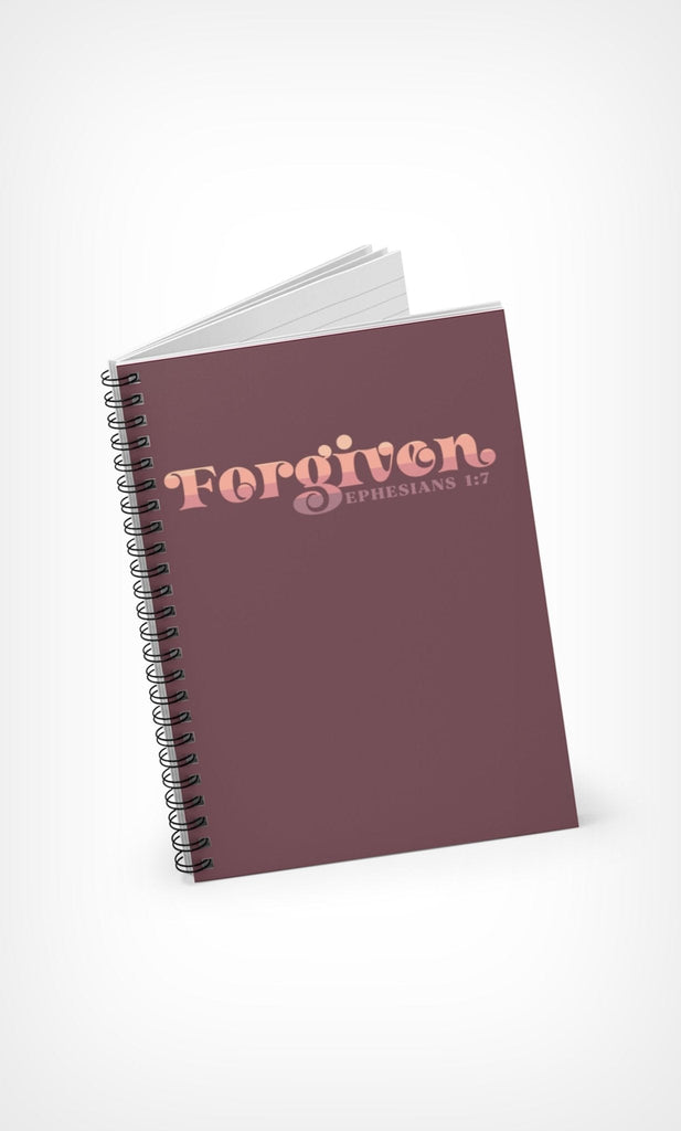 Forgiven - Notebook - Ruled Line -  One Size -  Trini-T Ministries