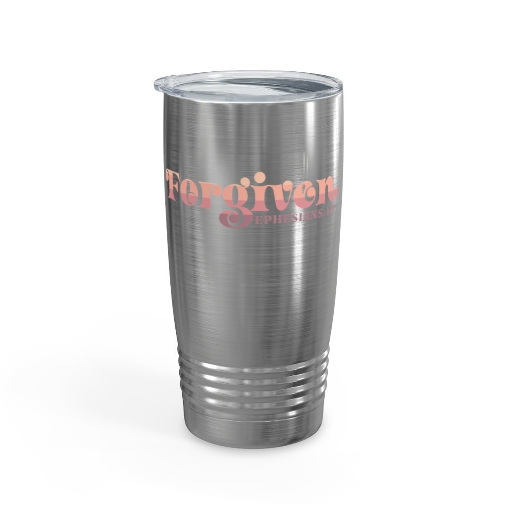 Forgiven - Tumbler -  20oz / White, 20oz / Black, 20oz / Silver -  Trini-T Ministries