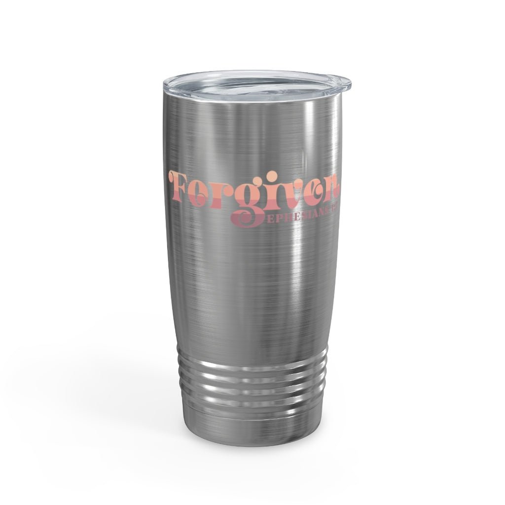 Forgiven - Tumbler -  20oz / White, 20oz / Black, 20oz / Silver -  Trini-T Ministries