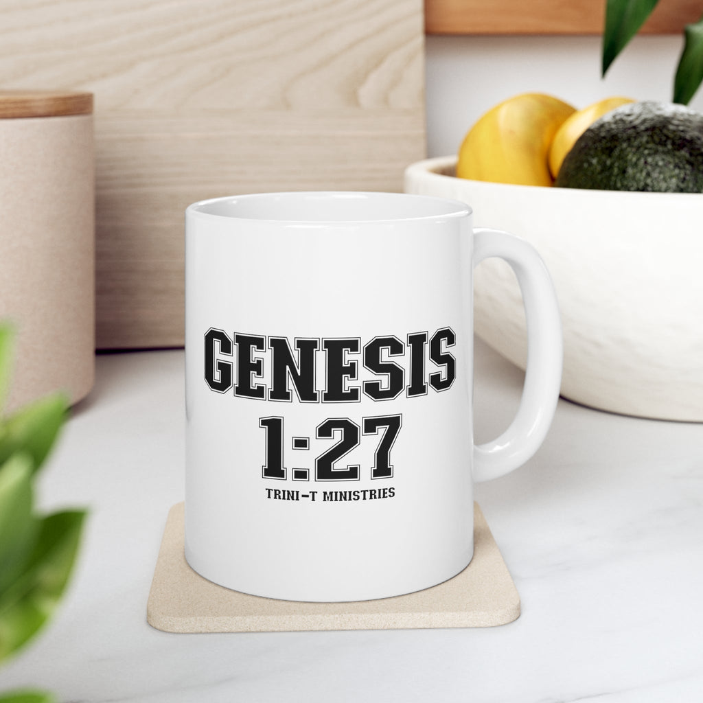 Genesis 1:27 - Mug -  11oz -  Trini-T Ministries