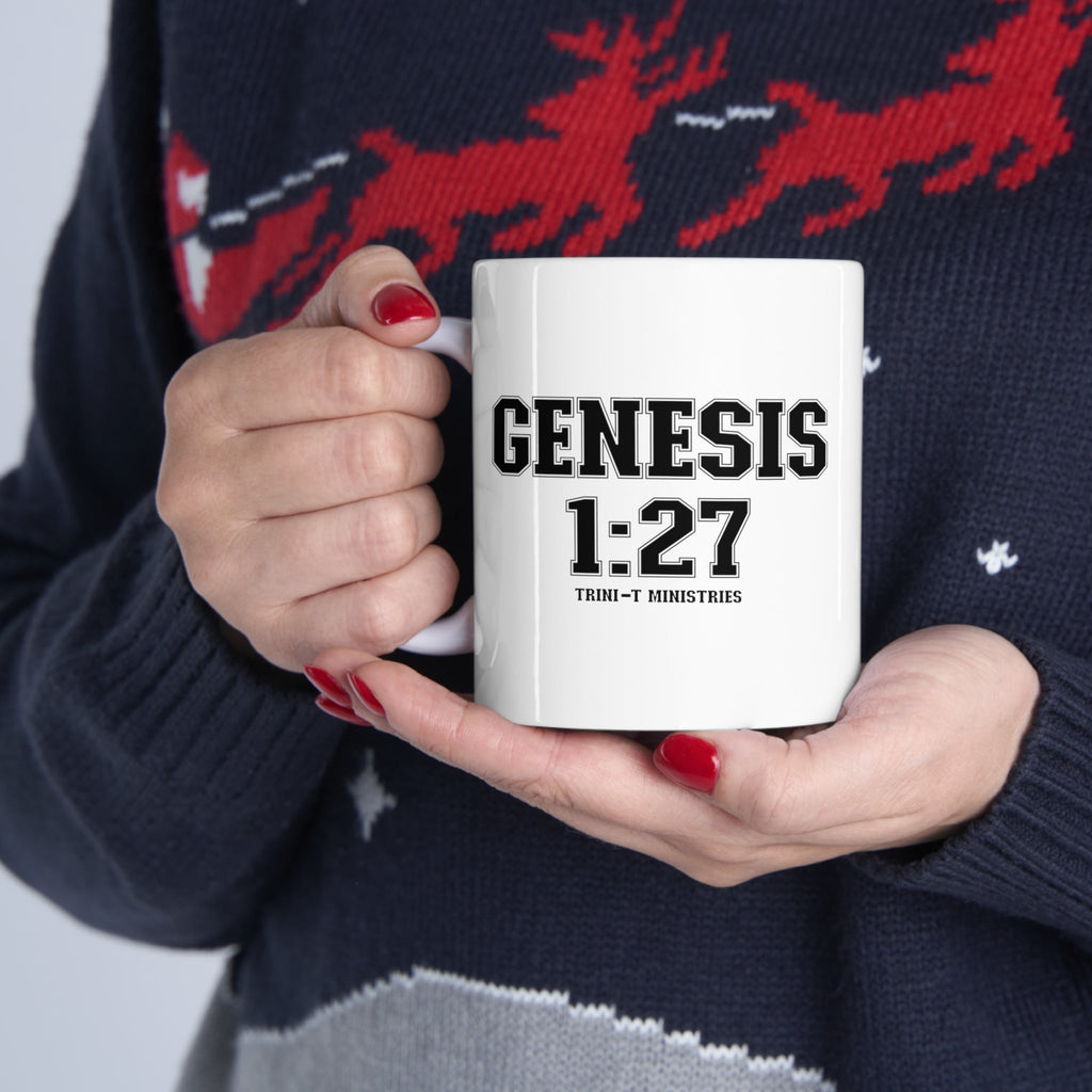 Genesis 1:27 - Mug -  11oz -  Trini-T Ministries