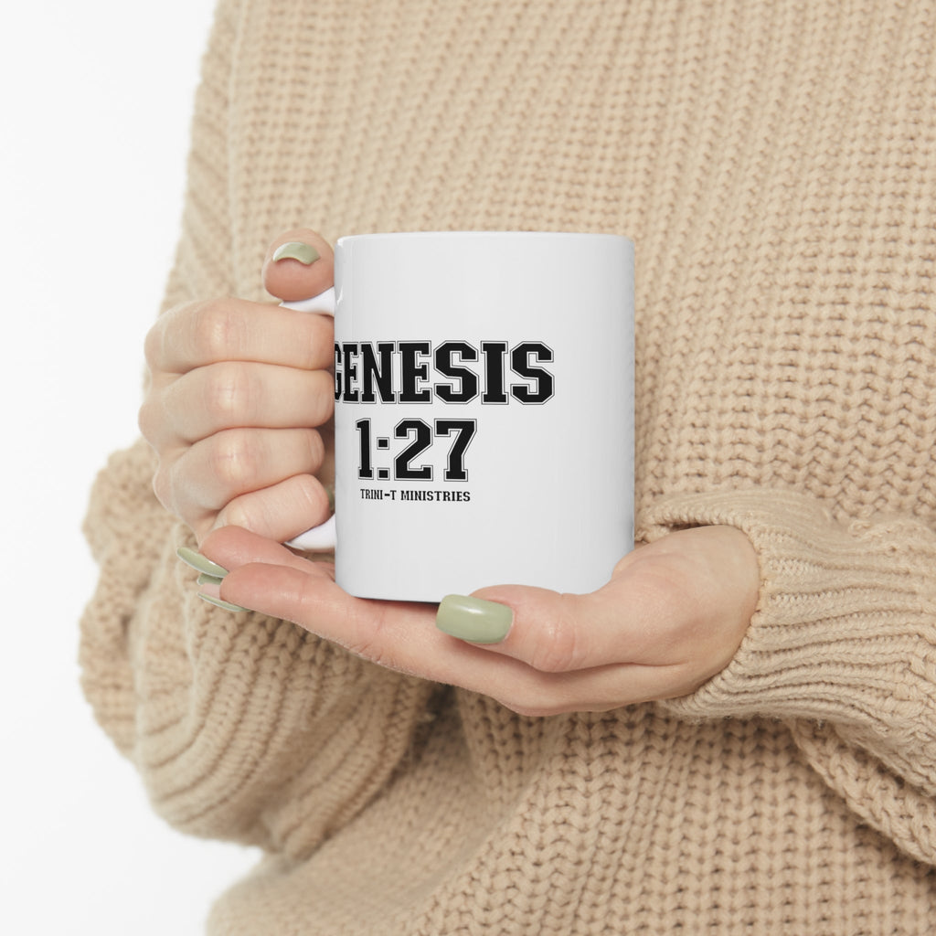 Genesis 1:27 - Mug -  11oz -  Trini-T Ministries