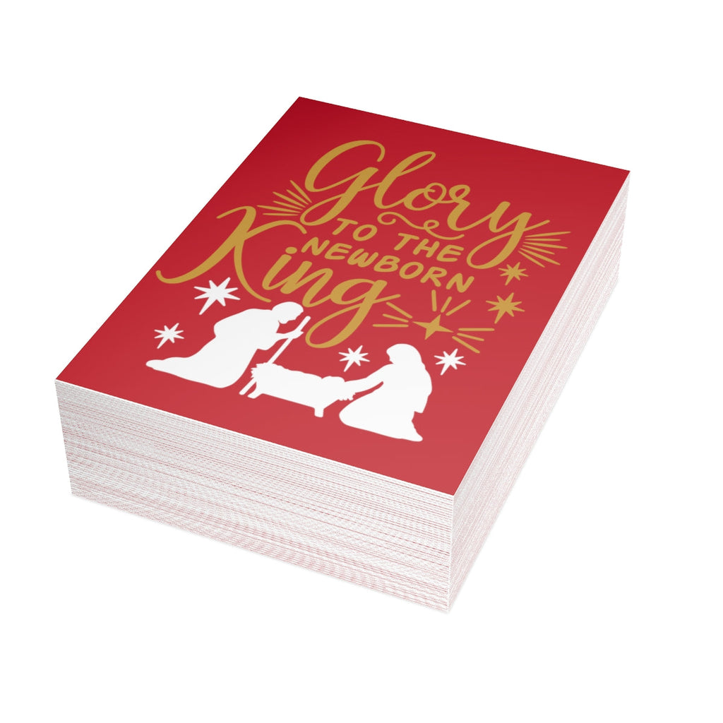 Glory to the King - Greeting Cards (1 10 30 and 50pcs) - Paper products