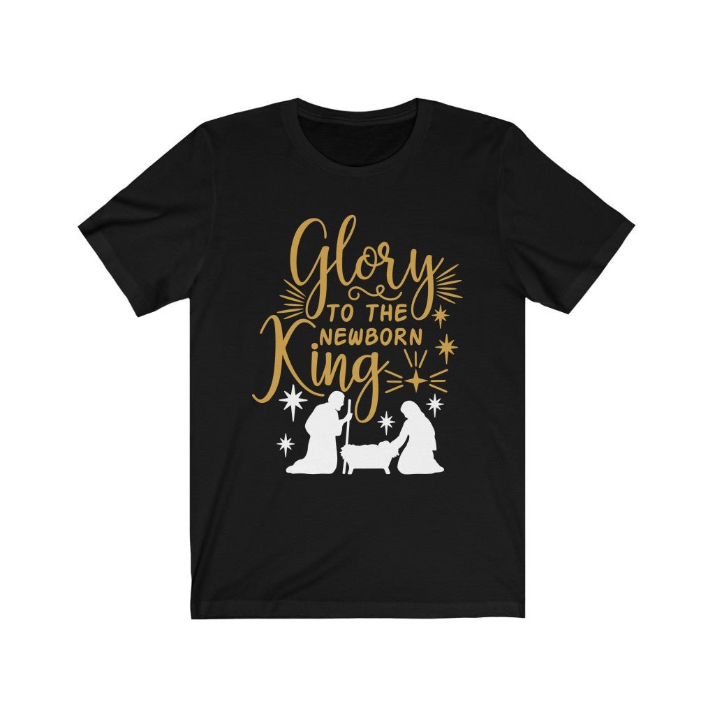 Glory to the King - T -  White / L, Black / S, Heather Kelly / S, Light Blue / S, Navy / S, Pink / S, Silver / S, White / S, Black / M, Heather Kelly / M -  Trini-T Ministries