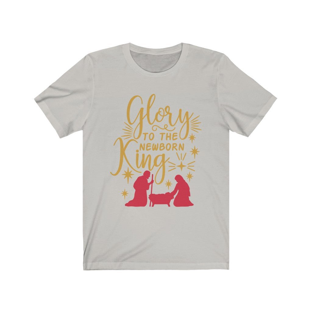 Glory to the King - T -  White / L, Black / S, Heather Kelly / S, Light Blue / S, Navy / S, Pink / S, Silver / S, White / S, Black / M, Heather Kelly / M -  Trini-T Ministries